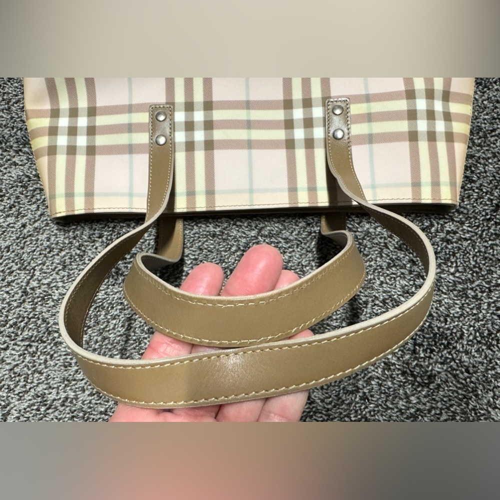 Burberry vintage pale pink Nova Check tote handbag - Picture 5 of 16